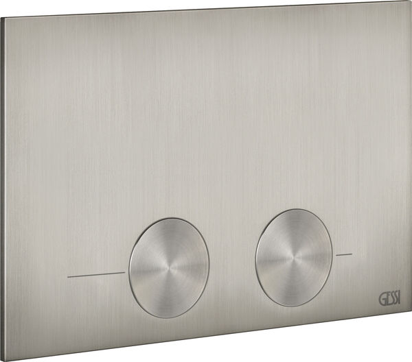 Plaque de d&eacute;clenchement Gessi Steel brushed image number 0