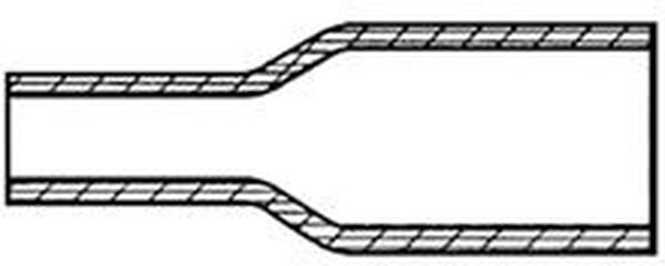 Übergangsstück V-Zug Ø innen: 10 x 21 mm (W53063)   image number 0