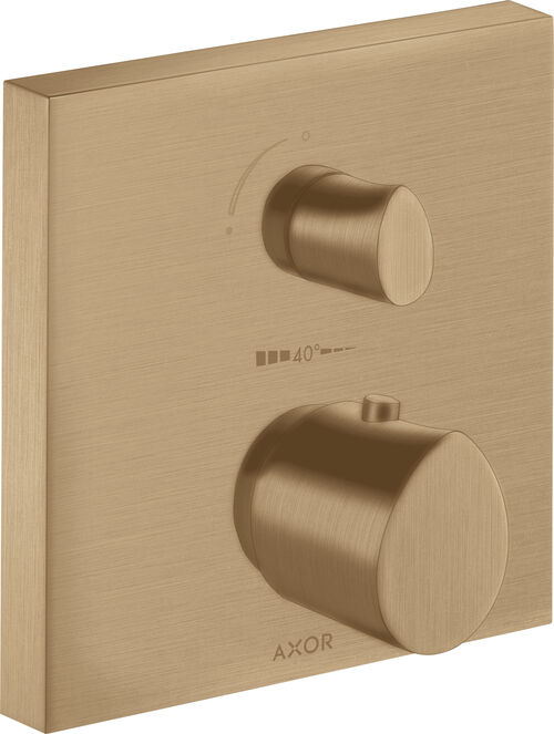 Thermostatmischer-Endmontageset Axor Organic Brushed bronze