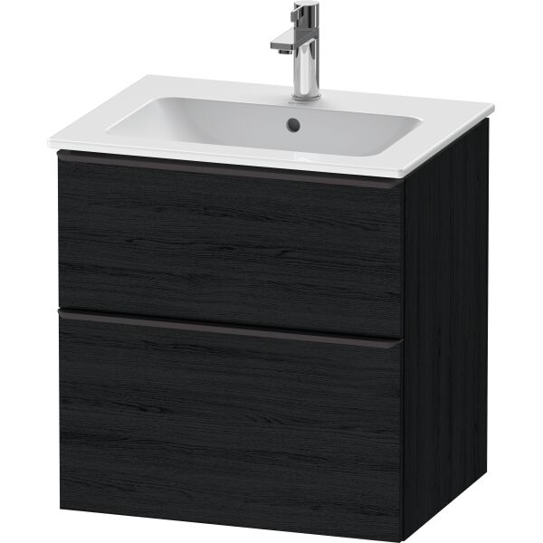 Armadio sottolavabo Duravit D-Neo Rovere nero image number 1