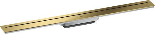 Rigole pour douche Axor Drain Polished gold optic