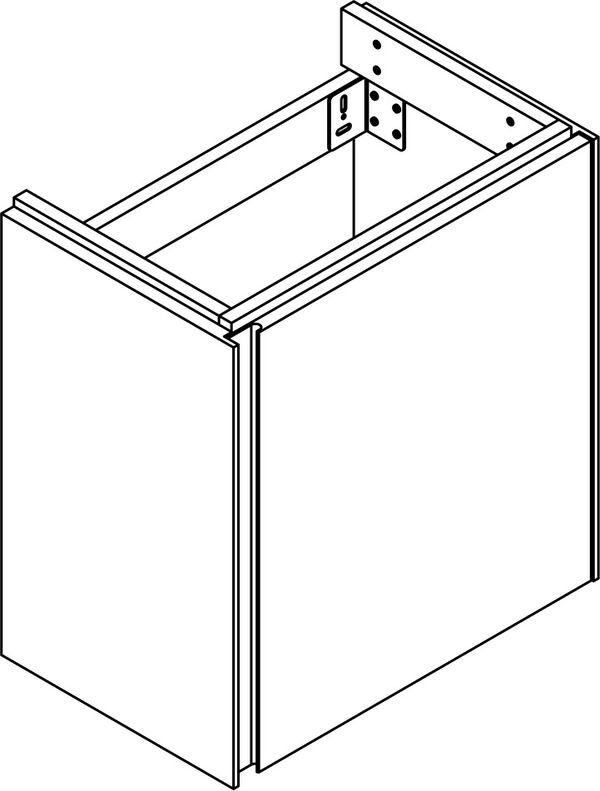 Meuble sous-lavabo Alterna elena guest S Ch&ecirc;ne evoke image number 0