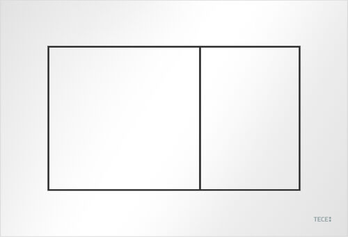 Bet&auml;tigungsplatte Tece Now Weiss