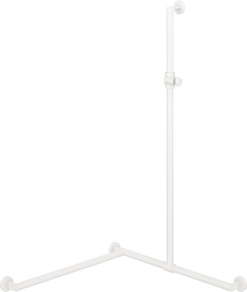 Corrimano Hewi 900 asta da doccia Bianco opaco