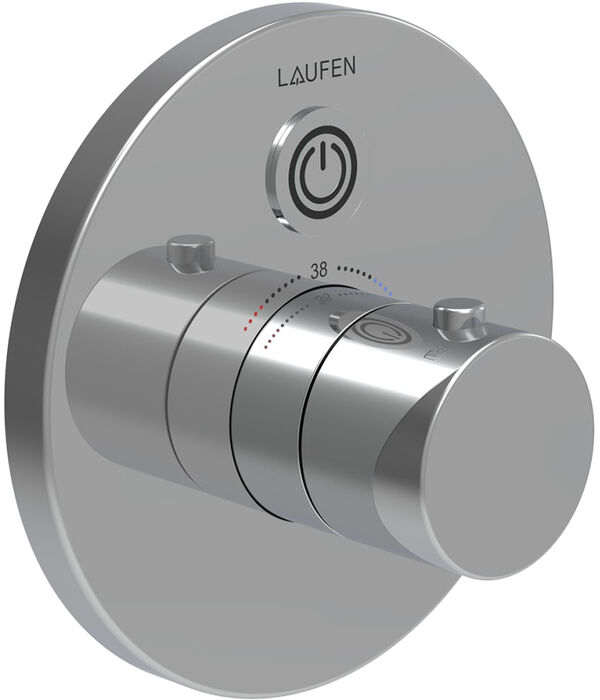 Thermostatischer Unterputz Duschenmischer Laufen Showertronic Verchromt image number 0