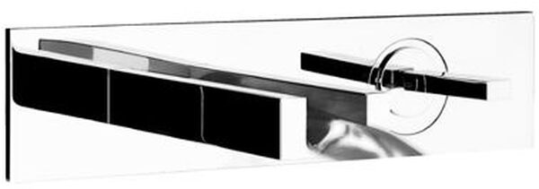 Miscelatore a parete Rettangolo Colour bocca fissa, sporgenza 135 mm illuminazione LED di colore image number 0
