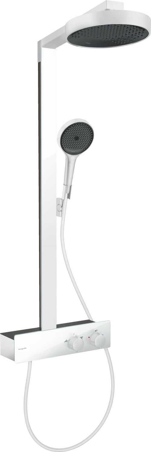 Showerpipe Hansgrohe Rainfinity &frac12;" Weiss matt