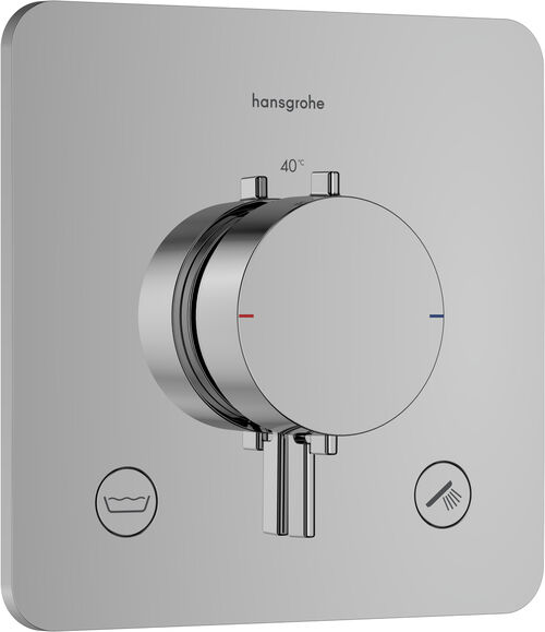 Sistema da doccia Hansgrohe Ecostat Comfort Q Cromato