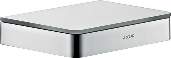 Glasablage Axor Universal Softsquare Edelstahloptik image number 0