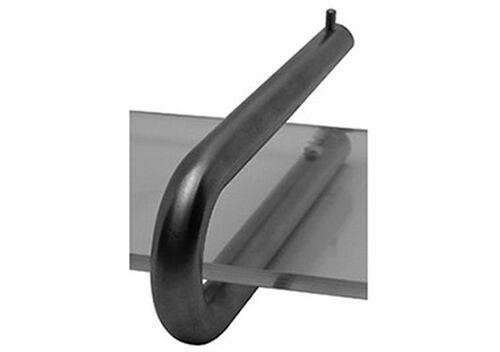 Tablarhalter U.S.W. D Line edelstahl matt