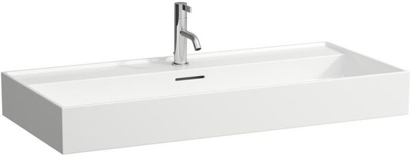 Auflegewaschtisch Laufen Kartell 100 x 46 cm Weiss Cleaneffekt image number 0