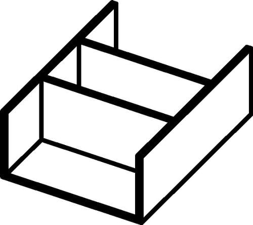Inserto cassetto Fraefel Woodbox Nero