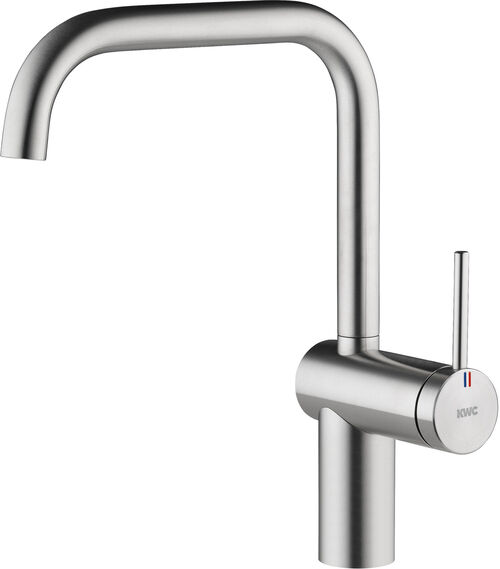 M&eacute;langeur d'&eacute;vier KWC Livello Acier inoxydable mat