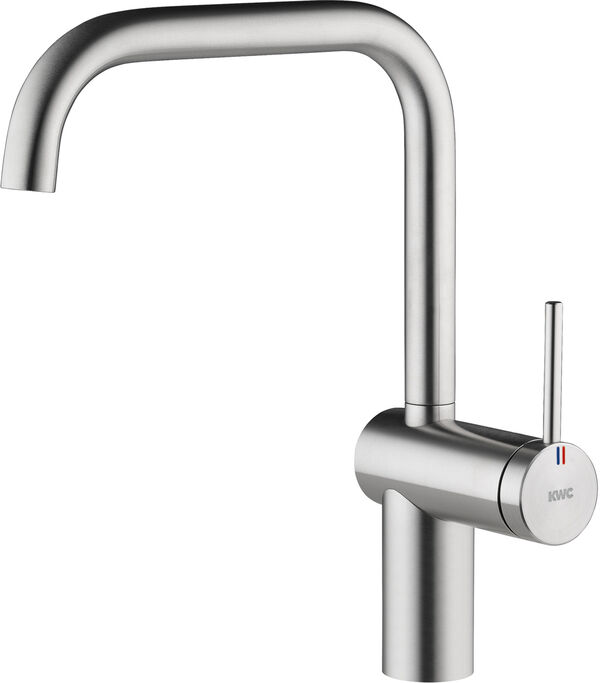 M&eacute;langeur d'&eacute;vier KWC Livello Acier inoxydable mat image number 0