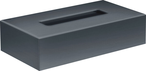 Distributeur de mouchoirs en papier Axor Universal Circular Brushed black chrome image number 0