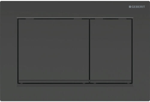 Placca di comando Geberit Omega20 square Nero
