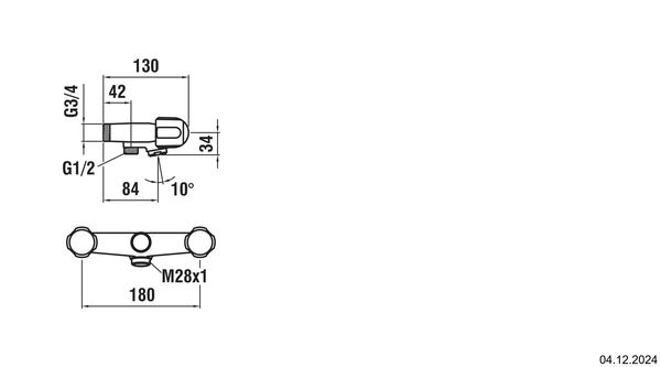 Batterie de bain Laufen Silor Chromeline image number 1