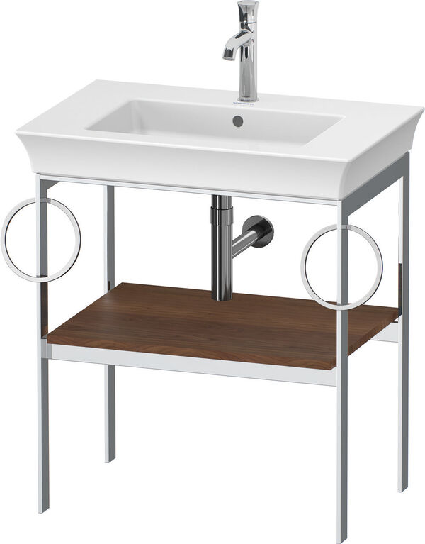 Metallkonsole Duravit White Tulip amerikanischer Nussbaum image number 0