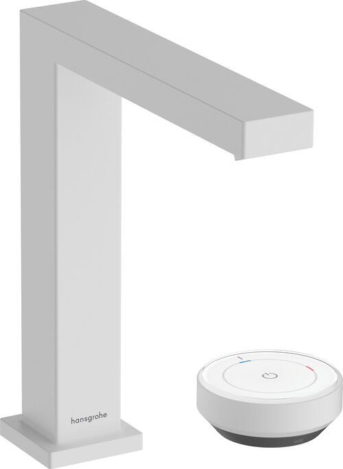 Zweilochbatterie Hansgrohe Tecturis E Weiss matt