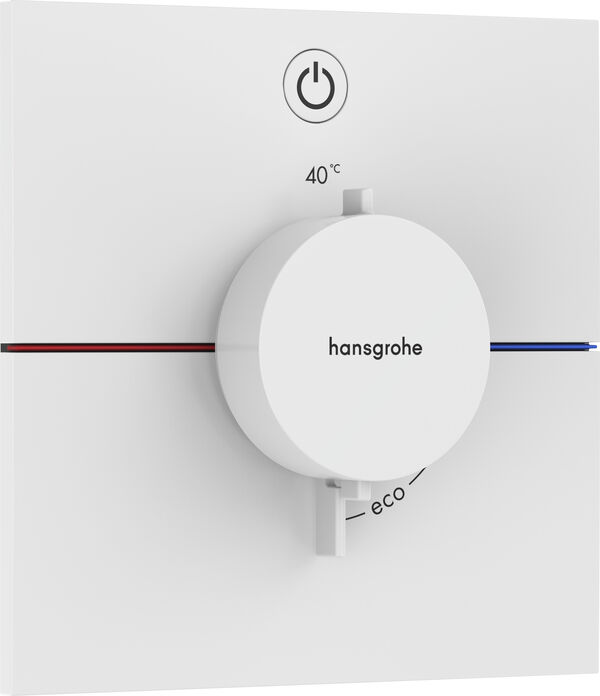 Sistema da doccia Hansgrohe Shower Select Comfort E, termostato, placca di copertura angolata, 155 image number 0