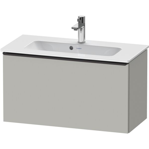 Meuble sous-lavabo Duravit D-Neo gris béton mat image number 1