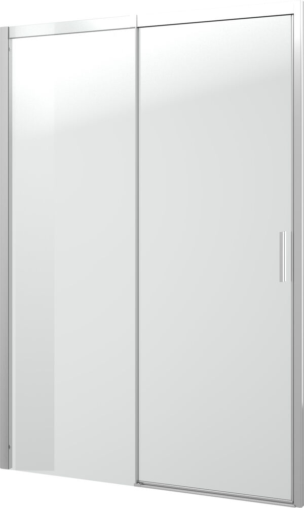 Porta scorrevole Alterna costa, per nicchia, larghezza 100 cm (97,1 - 100 cm), pannello fisso a image number 0