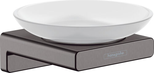 Porte-savon Hansgrohe AddStoris brushed black chrome