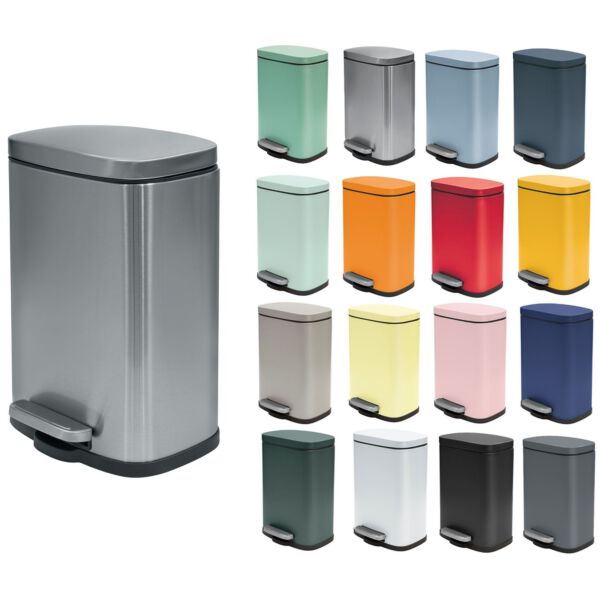 Poubelle &agrave; p&eacute;dale Spirella Akira Brushed brass image number 3