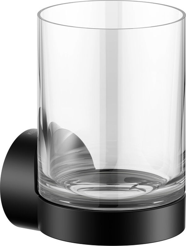 Porte-verre Keuco Collection Reva Noir mat image number 0