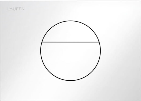 Plaque de d&eacute;clenchement Laufen Ineo Sunrise Blanc image number 0