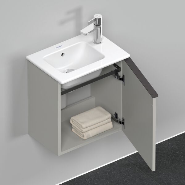 Meuble sous-lavabo Duravit D-Neo Gris b&eacute;ton mat image number 3