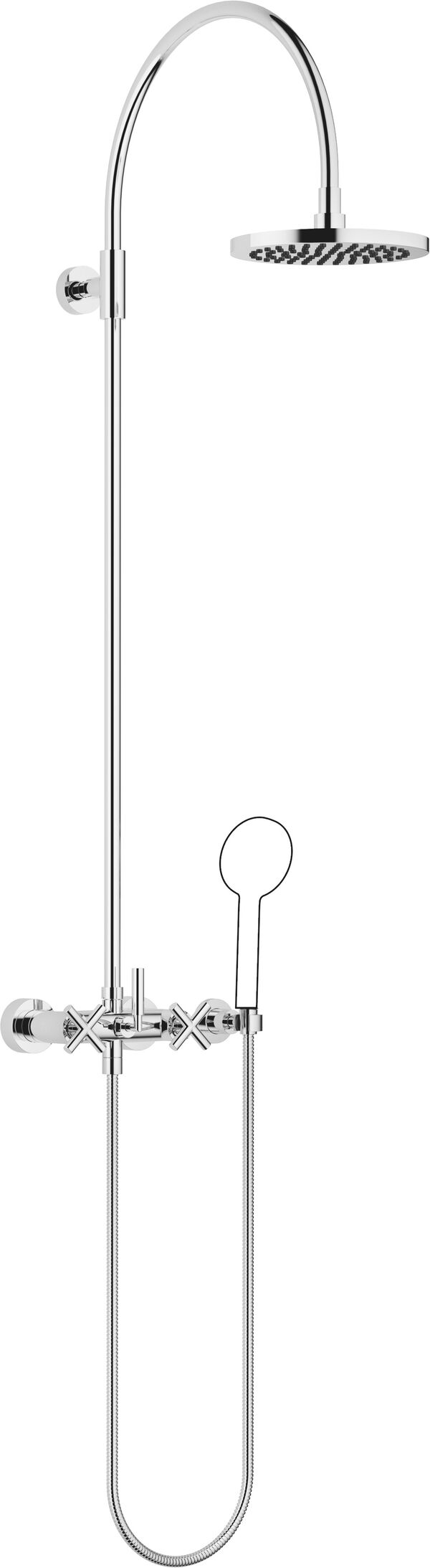 Shower Pipe Dornbracht con Batteria da doccia distanza 135 - 165  image number 0