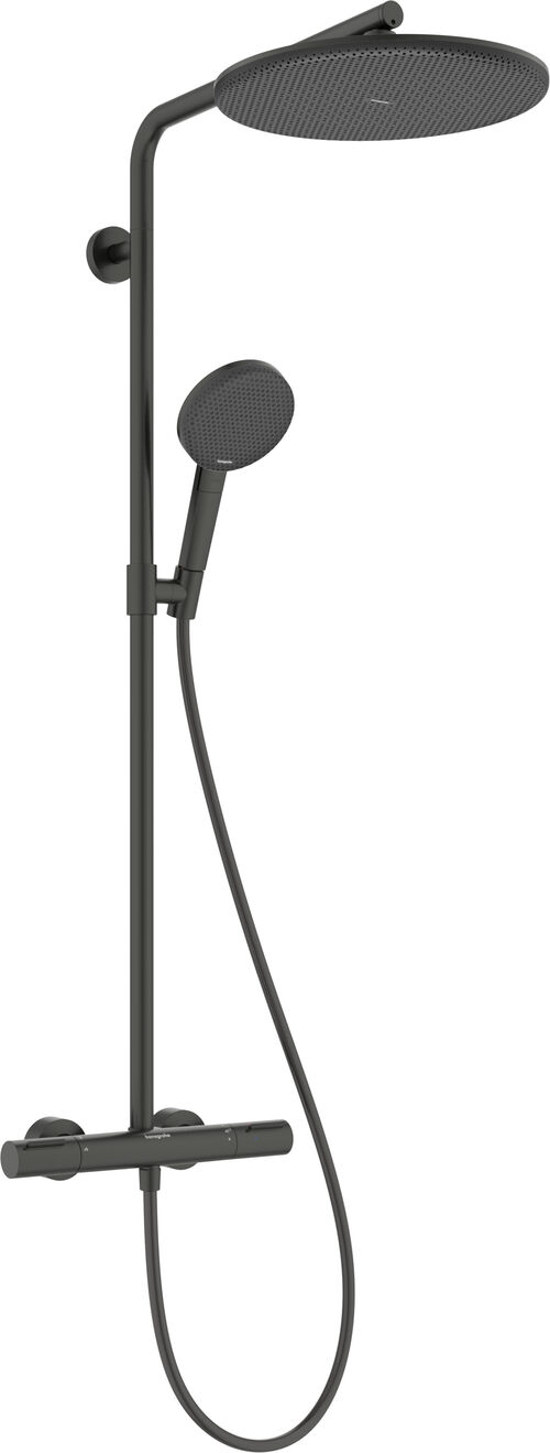 Showerpipe Hansgrohe Alive S Puro EcoSmart+ Brushed black chrome