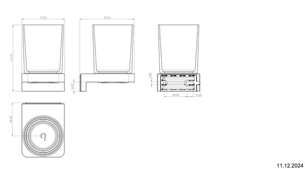 Glashalter Alterna direta Finox image number 1