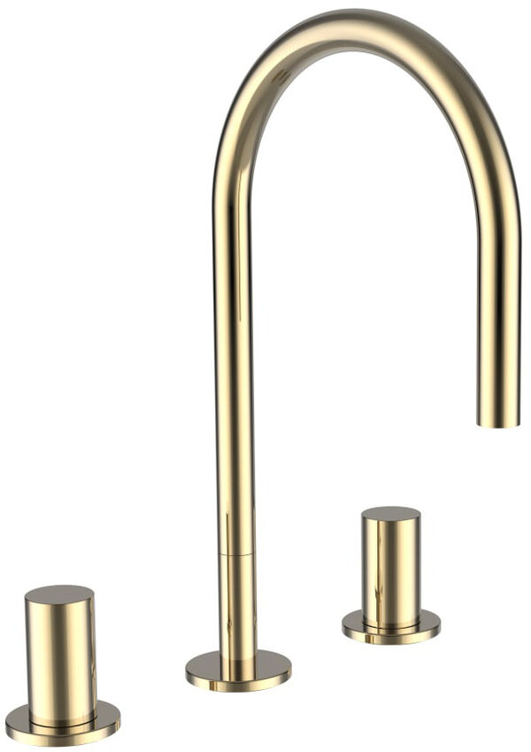 Dreilochbatterie Laufen Kartell Gold PVD image number 0