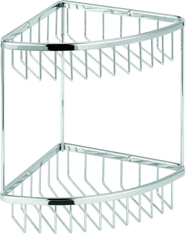 Portasapone a cestino-modello ad angolo Neoperl Diaqua, doppio, 19 x 19 x 18,5 x 25,2 cm image number 0