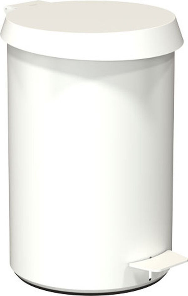 Abfallbeh&auml;lter Frost Nova 2, Inhalt 10 Liter, H&ouml;he 363 mm, &Oslash; 230 mm, mit Fussbet&auml;tigung, Edelstahl image number 0