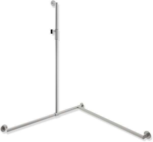 Eckhaltegriff Hewi 900, Duschgleitstange links (wie Abbildung), &Oslash; 32 mm, H&ouml;he 1250 mm, 965 x 965 image number 0