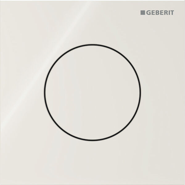 Commande urinoir Geberit HyTouch Typ40 round Gris sable Verre image number 0
