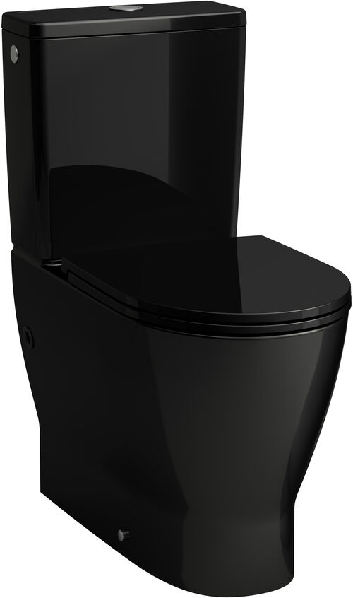 Stand-Klosett Laufen Moderna S rimless Schwarz