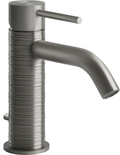 Einlochmischer Gessi 316 Steel brushed trame
