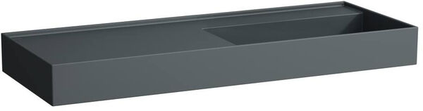 Lavabo Laufen Kartell, senza foro per rubinetteria, 120 x 46 cm, senza troppopieno, sistema di image number 0