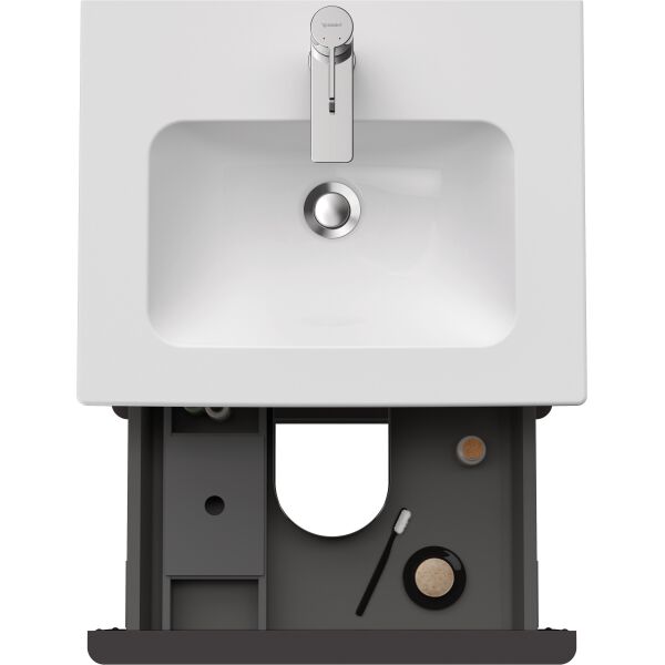 Armadio sottolavabo Duravit D-Neo Rovere nero image number 4