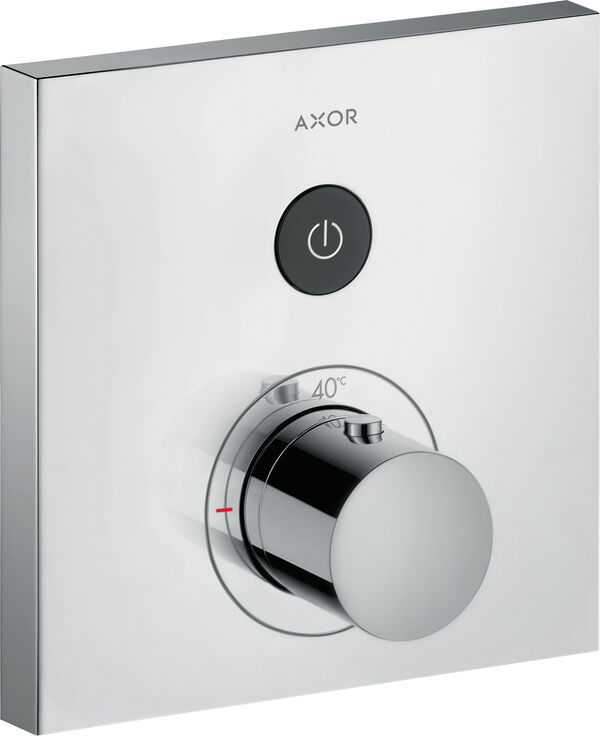 Sistema da doccia Axor Shower Select Square, termostato ½", regolatore della temperatura, 1 uscita image number 0