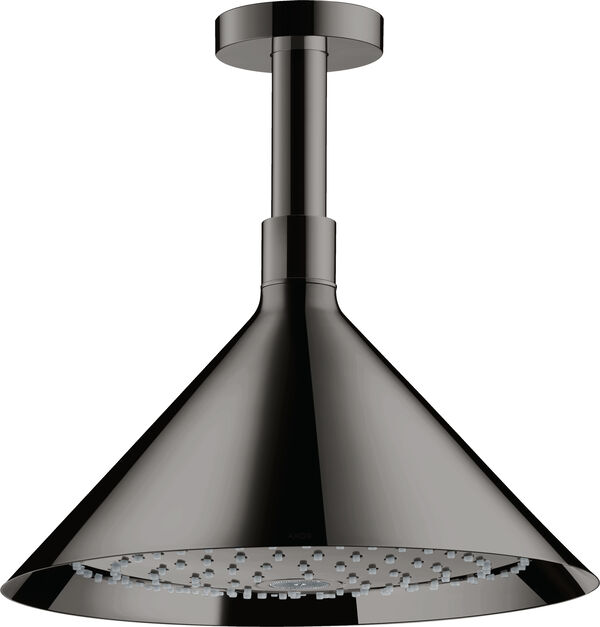 Pomme de douche Axor Front 240 &frac12;" avec effet pluie Polished black chrom image number 0