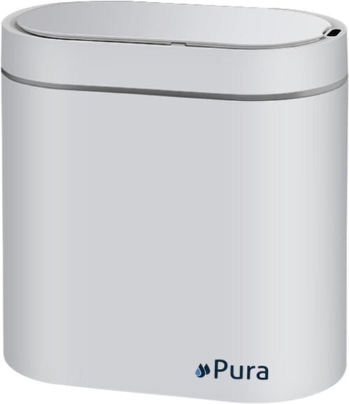 Bo&icirc;te ordures hygi&eacute;nique Pura Premium Blanc mat