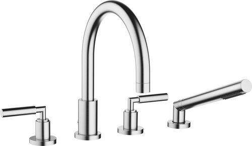Wannenf&uuml;llbatterie Dornbracht Tara. 4-Loch Chrome matt