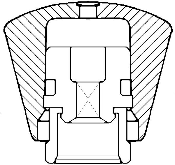Griff Isotherm Laufen Kuglochef verchromt image number 0