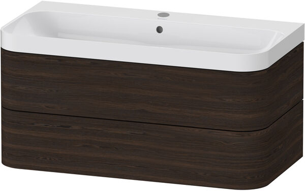 Combinazione lavabo Duravit Happy D.2 Plus, larghezza 97,5 cm, altezza 46,8 cm, profondit&agrave; 49 cm, image number 0