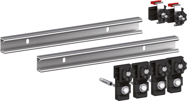Wannenleisten-Set MEPA schallisoliert, Satz à 2 Stück zu je 70 cm 2 Klemmbügel image number 0